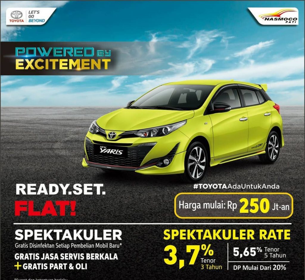 Promo toyota yaris pati